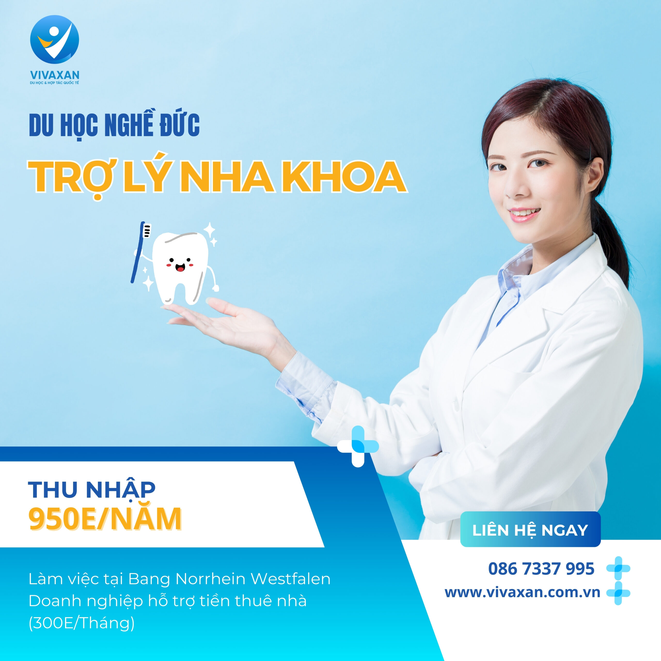 DU HỌC NGHỀ TRỢ LÝ NHA KHOA